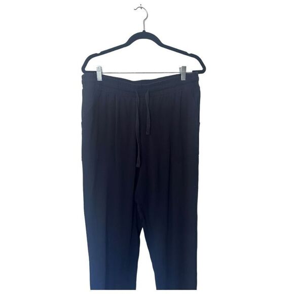 Splendid Drawstring Elastic Waist High-Rise Pull-On Jogger Pants Black Size XL - Picture 5 of 13